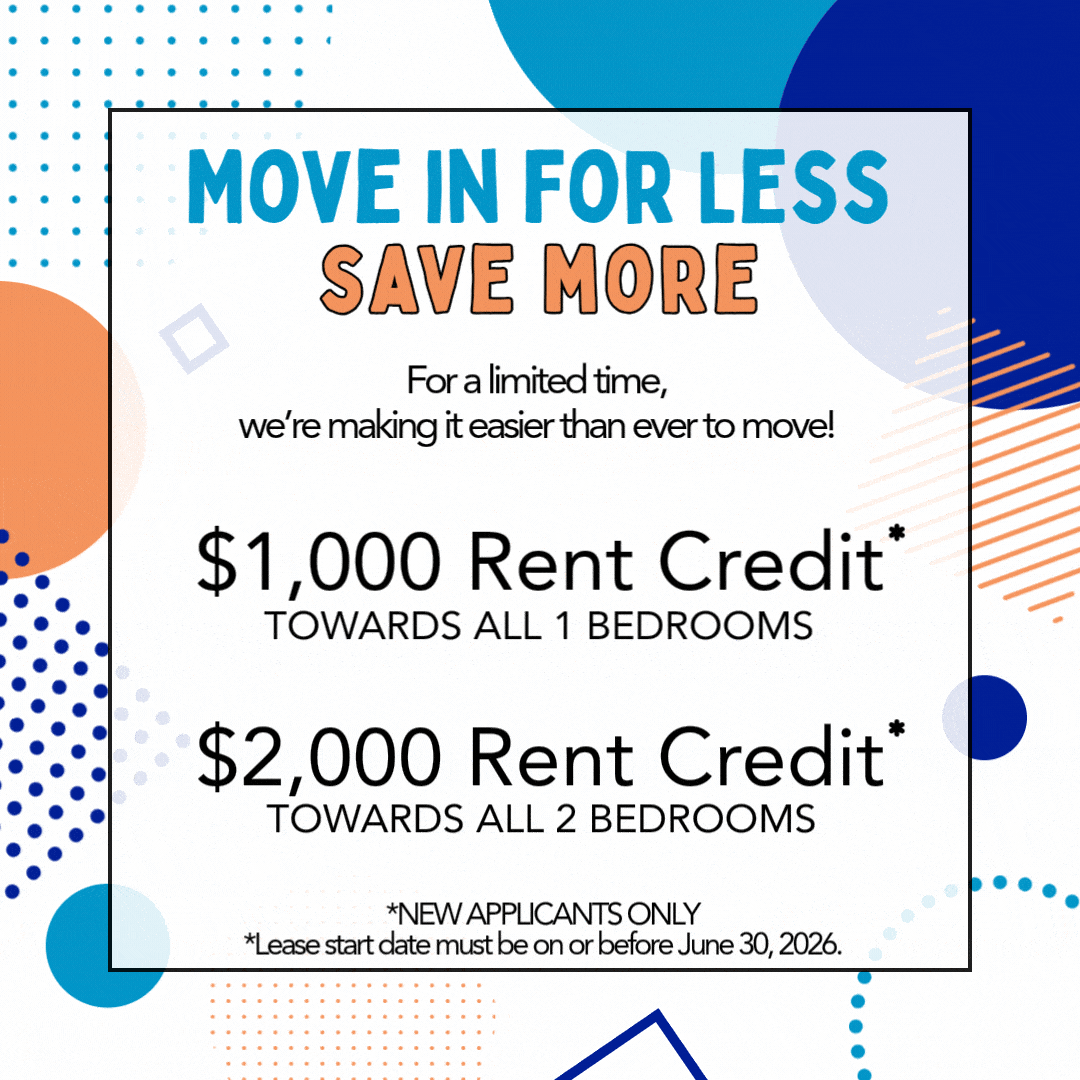 Ann Arbor CC Move In For Less Save More Rent Credit Promotion